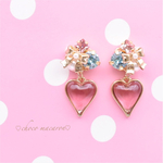 pink×blue ピアスorイヤリング