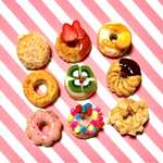 送料無料！ミニチュアドーナツ9個setʕ•̫͡•ིʔྀ♡*:.✧