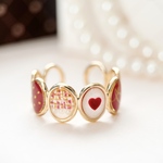 ✨期間限定🍫chocolate ring ＜ベリーベリー＞/ デザインリング 【フリーサイズ】No.256 バレンタイン チョコレート チョコ ハート