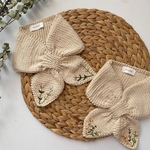 mashako1103様専用はナチュラルコットンを使用したループマフラー　ポコポコ　刺繍なし