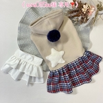 《 sora0115bu様 専用❣️》小型犬用 犬服‼︎ フリースポンポンパーカーワンピース &マナースカート(サイズオーダー) 2点セット