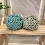 ❁⃘*.ﾟ巾着／小物入れ／手編み／編み物／飴入れ/ハンドメイド/アクセサリー入れ/薬入れ❁⃘*.ﾟ