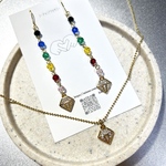 💎箱推しカラーピアス×ネックレスセット