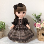 ソランちゃん　メルちゃんチョコレートブラウンワンピース