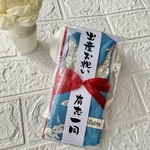 白モコわんこスタイ付きお祝い封筒　短冊名入れ対応　出産祝いや誕生祝いに！