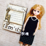 チェッカーコーデ 22㎝ドール服