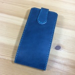 hirowataさんオーダーＡＱＵＯＳ（ＳＨＶ３４）縦型・防磁シート入り手帳型革のスマホケース