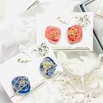 透明水彩アクリル 「mixtured fleurs / rose」red
