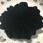 再販します🙋‍♀️【10個限定✨】💓sale300円💓エレガントブラックベロア❤︎プレーンシュシュ✨