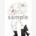 611. teatea.オリジナル 人物ステッカー