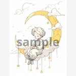641. teatea.オリジナル 人物ステッカー