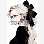642. teatea.オリジナル 人物ステッカー