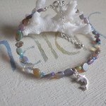 Opal Dolphin Bracelet sv925