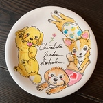 「うちのこ食器」平皿