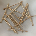 20pcs  stick parts gold 