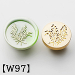 【S097】 植物　シーリングスタンプ　2.5㎝　ヘッドのみ