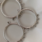 6pcs  chandelier parts antique silver charm simple