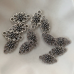 16pcs アンティークシルバー コネクター チャーム