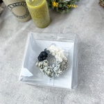order  ホワイト紫陽花のミニリース　ドライフラワー　ギフト