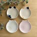 猫のうつわ「猫小皿４種類 コンプリートセット」小皿4個セット