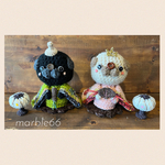 雛人形・パグのあみぐるみセット