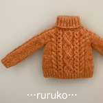 🟫ruruko　アラン模様のセーター　07