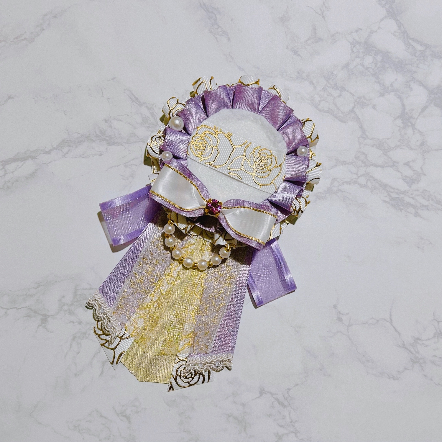 ふゆ ロゼット オーダー ハンドメイドロゼット No.048 - STAINSTELL03'S GALLERY | minne