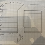 ［monkeymama様］オーダーチェスト3点andシェルフ3点　⚫︎クリア