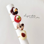 🤎 Sugar's  chocolaterie series ✵   テディベア・一粒ショコラアソート 指輪4点セット