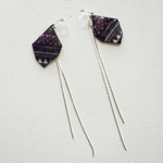 エスニック シルバーチェーンピアス ノンホールピアス.｡.:*☆