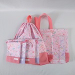 【yu様専用】6点セット　コスメ柄ピンク/切替サーモンピンク＆ミュージカルユニコーンラベンダー　9点セット