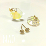 一粒ストーン&キャッチ　(shell)