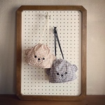 テディなくまさん巾着 お弁当袋【ギンガムチェック】