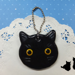 黒猫のキーホルダー
