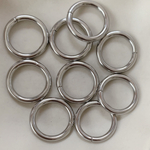 6pcs 15×1.5ミリ　stainless steel  まるかん リング