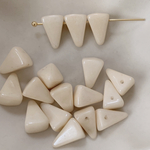 16pcs  パイソン柄 ホワイト カボション  