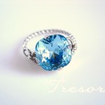 aquamarine　ring