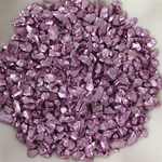 1連 40センチ レトロ 赤 MINI glass beads 多面カット