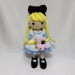 ふしぎの国の女の子　あみぐるみ