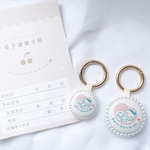 【両面マタニティマーク】小さなマタニティキーホルダー♡お腹に赤ちゃんがいます