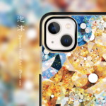 泡沫 - 和風 耐衝撃ソフトiPhoneケース【iPhone全機種対応】