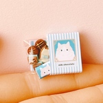 ミニチュア　◾️ねこさんチョコレート（ミルク）◾️ ハンドメイド