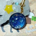 オルゴナイトのストラップ（宇宙）