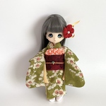 No.498  緑に枝梅　
