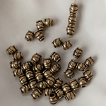 antique shell parts  gold