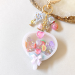 【1-4】推し活♡loveうちわのシャカシャカキーホルダー　シャカシャカ　シャカシャカ　レジン