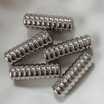 8pcs  フロスト ベージュ ラウンドフラット  チャーム