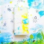 ・にじだまり・手帳型スマホケースver.