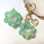  【1-24】2024年 辰年 お守り♡シャカシャカキーホルダー　シャカシャカ　シャカシャカ　レジン　シトリン