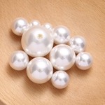 粒売り☆天然貝材料使用 片穴パール 半穴   天然貝パール 天然貝 ホワイト シェル ハンドメイド